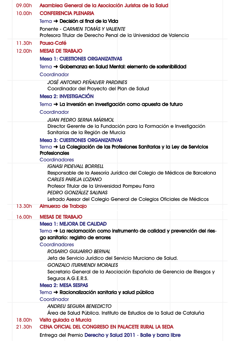 Programa científico 21 junio