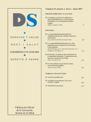 Portada Revista Derecho y Salud